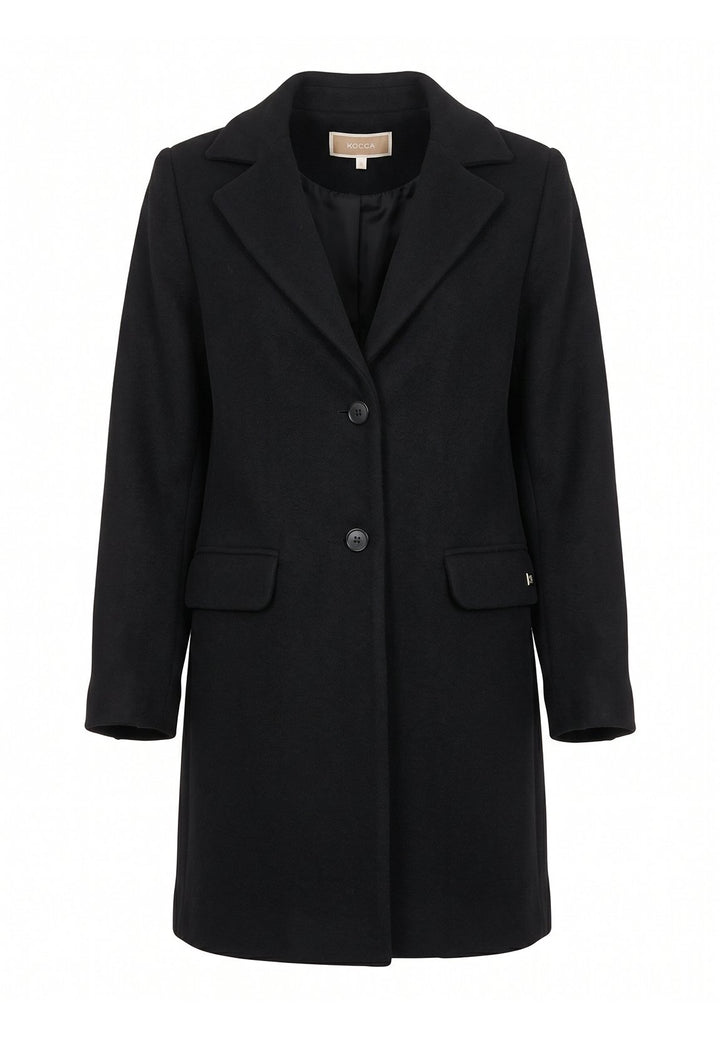 Cappotto nero per bambina