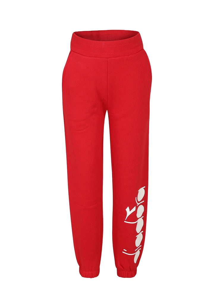 Red fleece trousers for boy