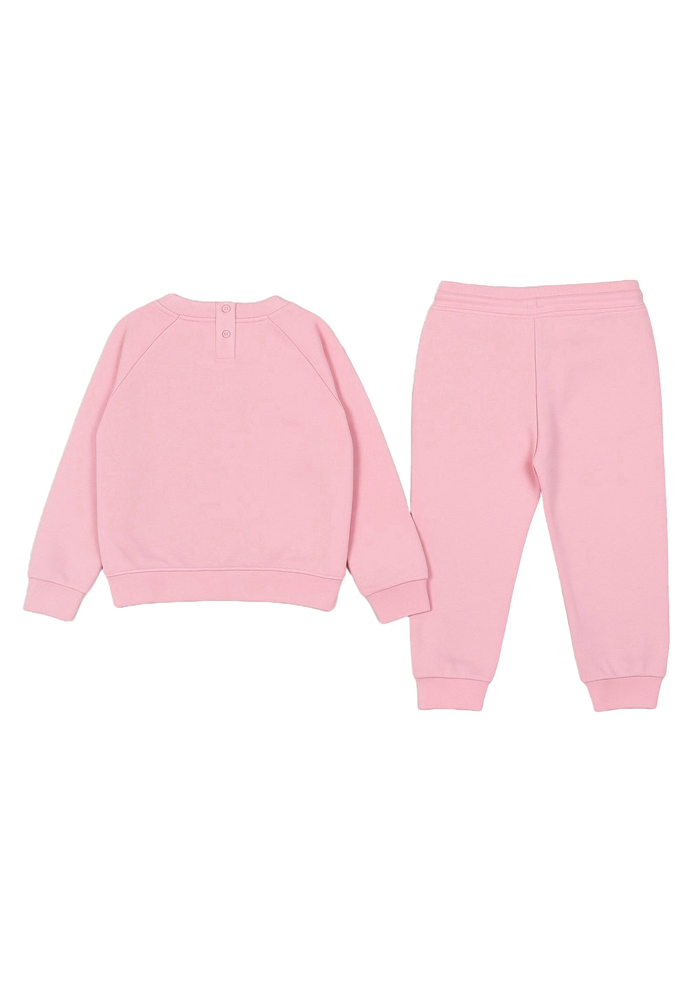 Completo felpa rosa per neonata