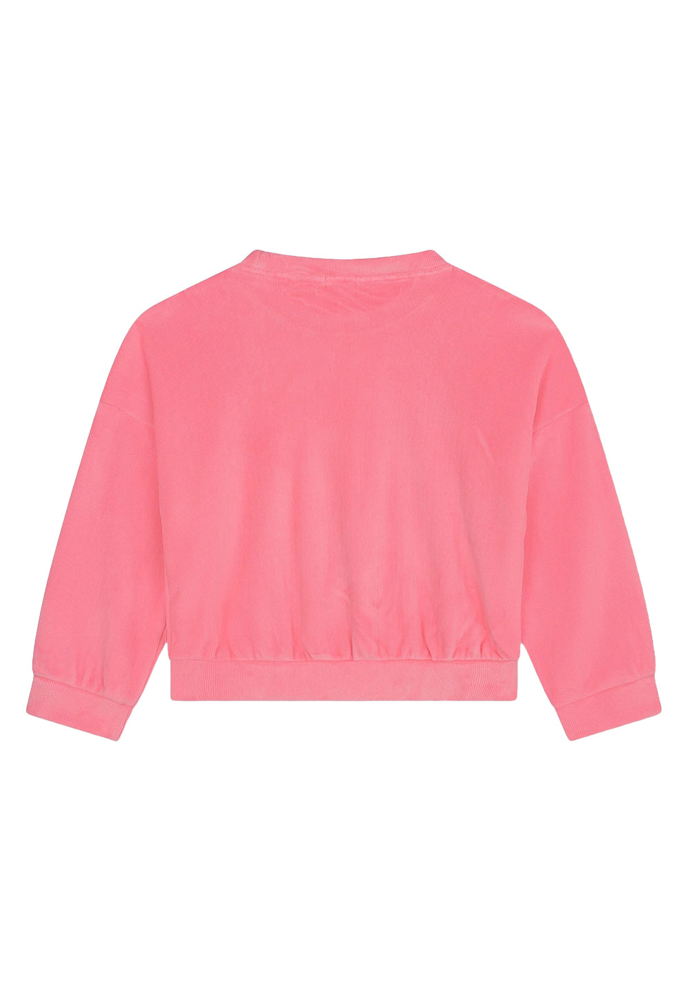 Pink Chenille Crewneck Sweatshirt for Girls