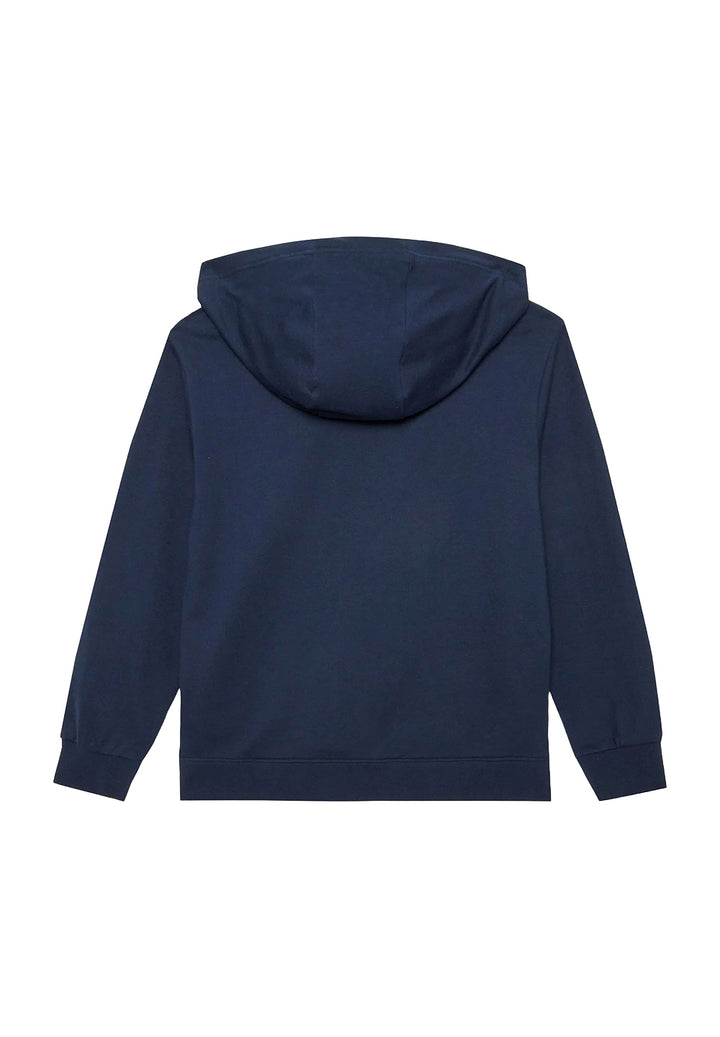 Blue hooded sweatshirt for boys