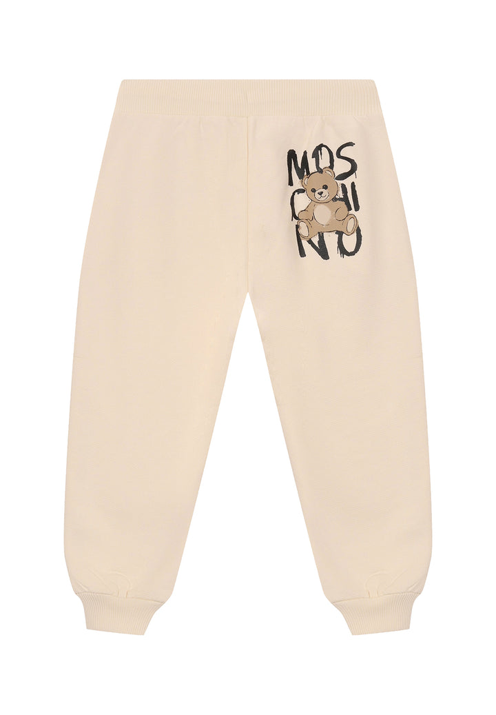 Pantalone felpa crema per bambino
