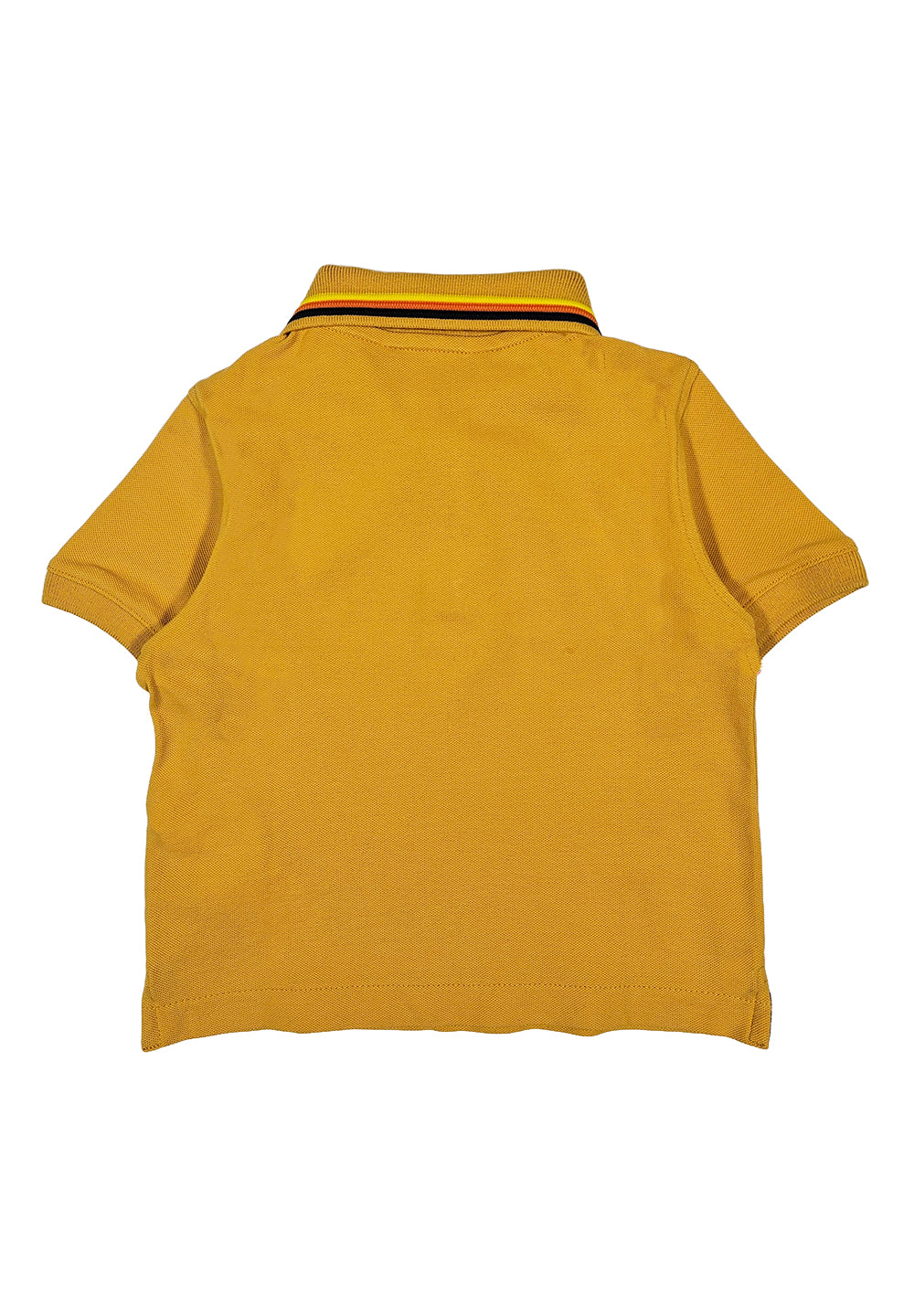 Polo giallo senape per bambino