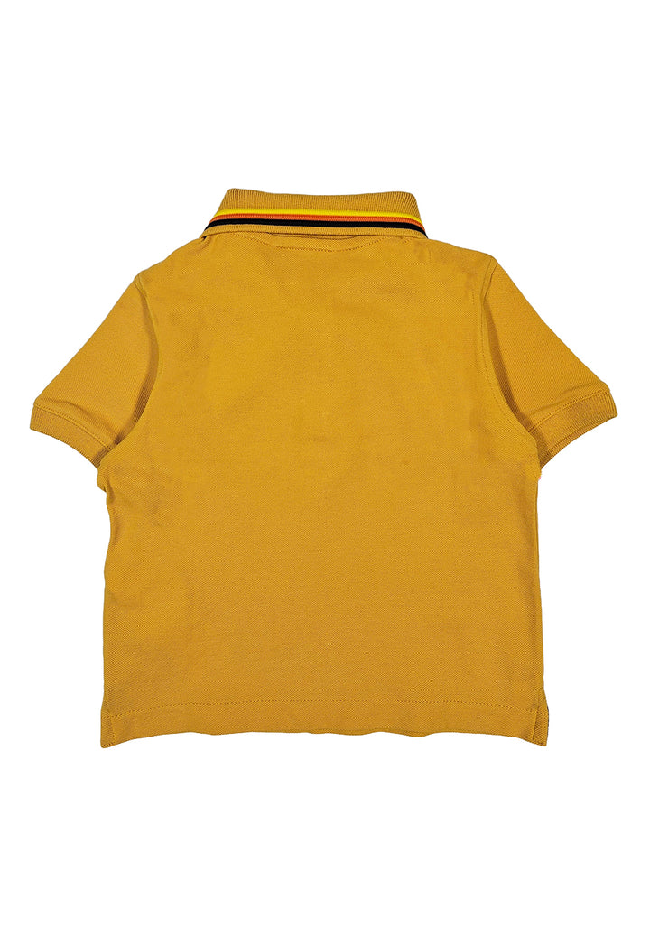 Polo giallo senape per bambino