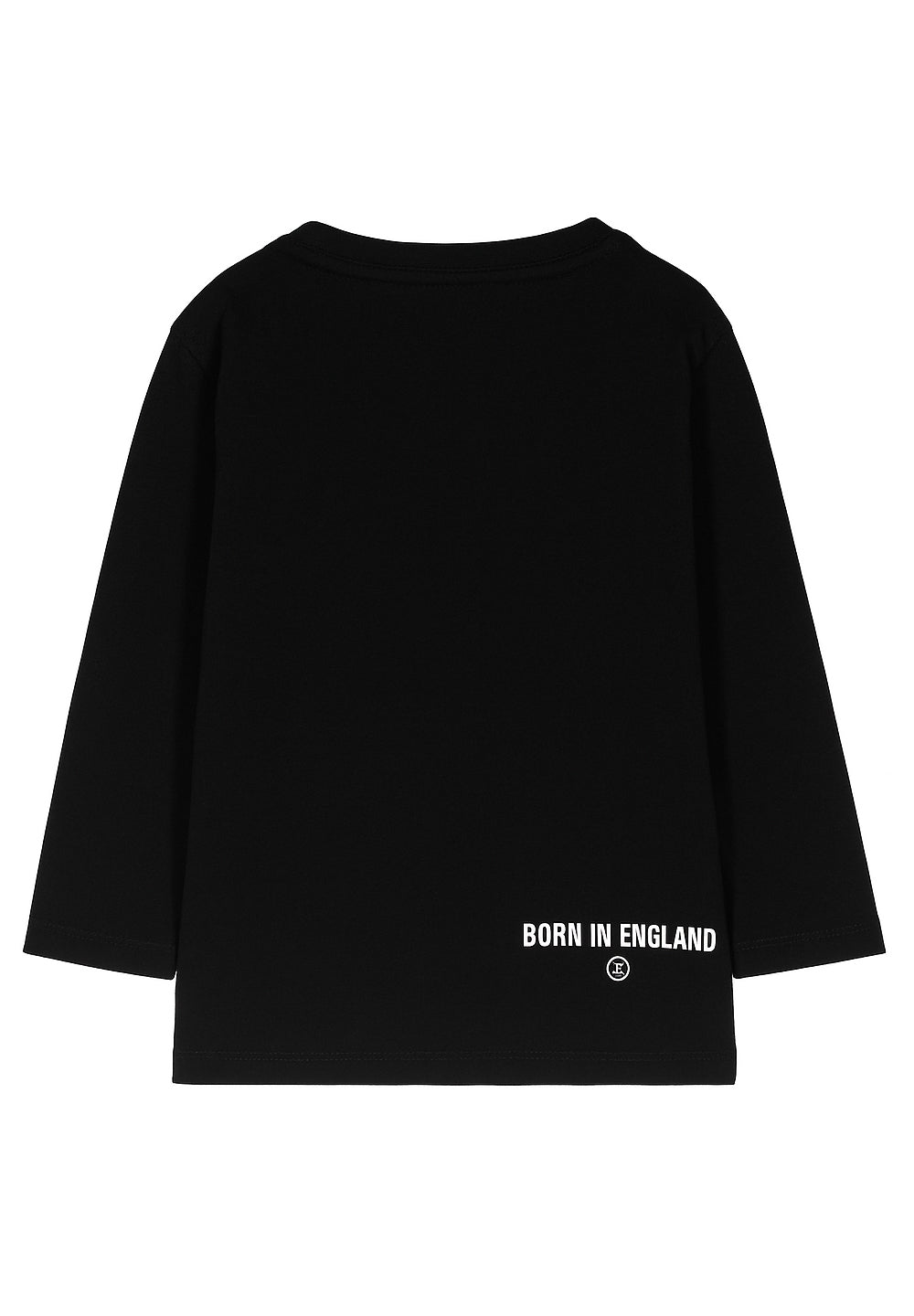 T-shirt nera per neonato