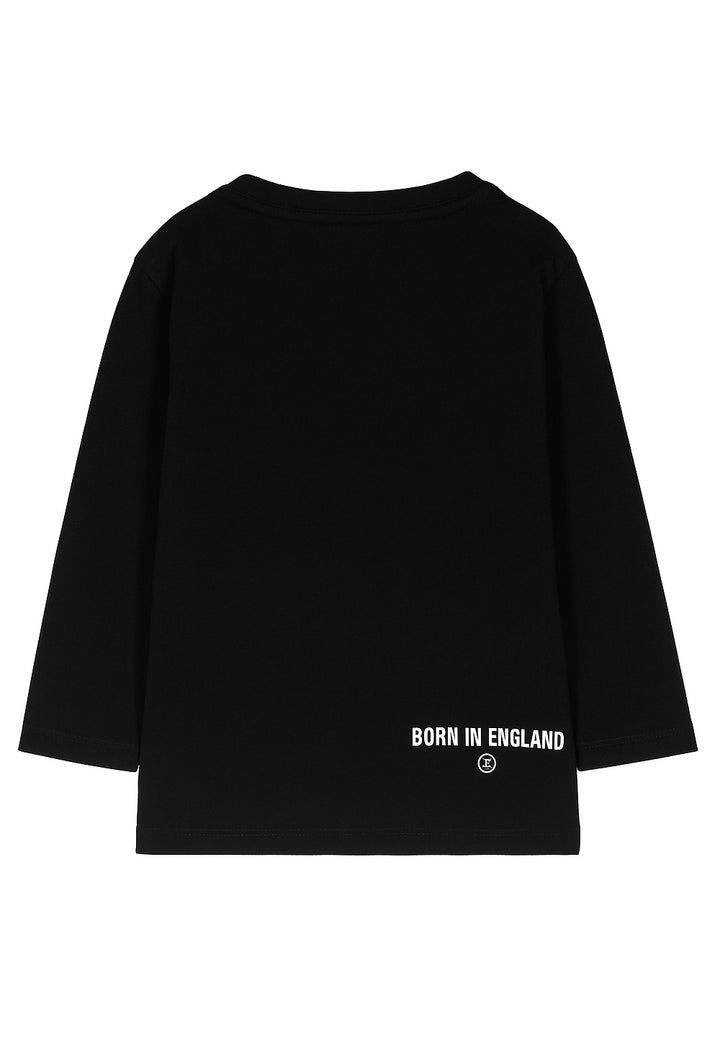 T-shirt nera per neonato