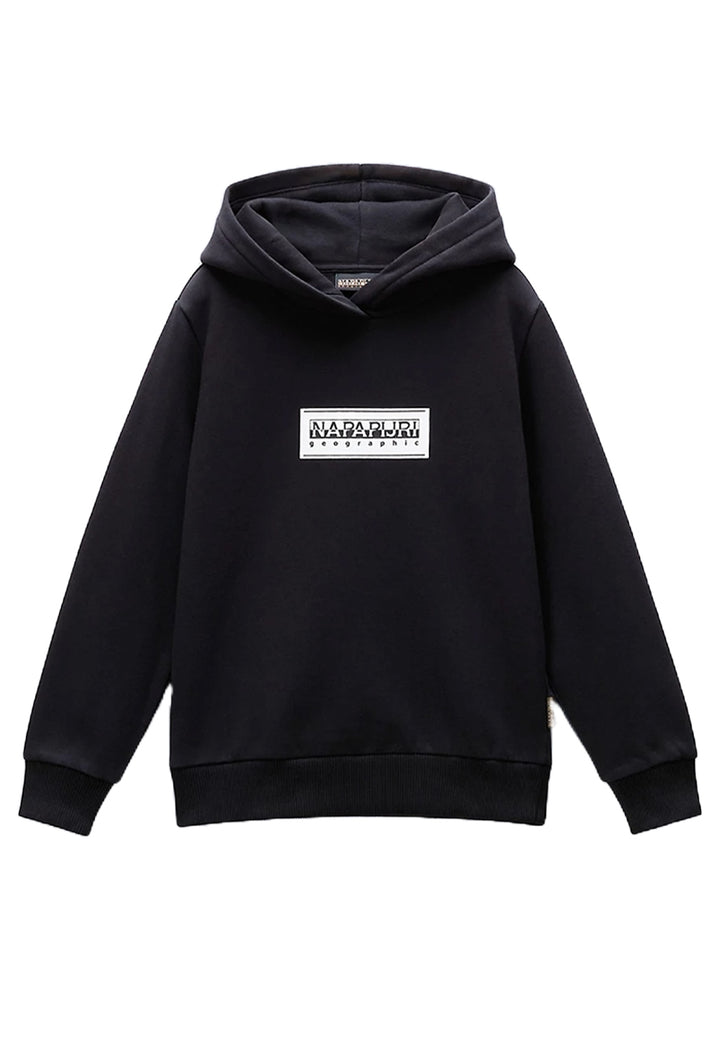 Schwarzes Kapuzensweatshirt für Jungen