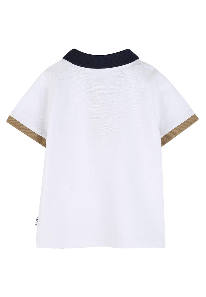 Polo bianca per bambino