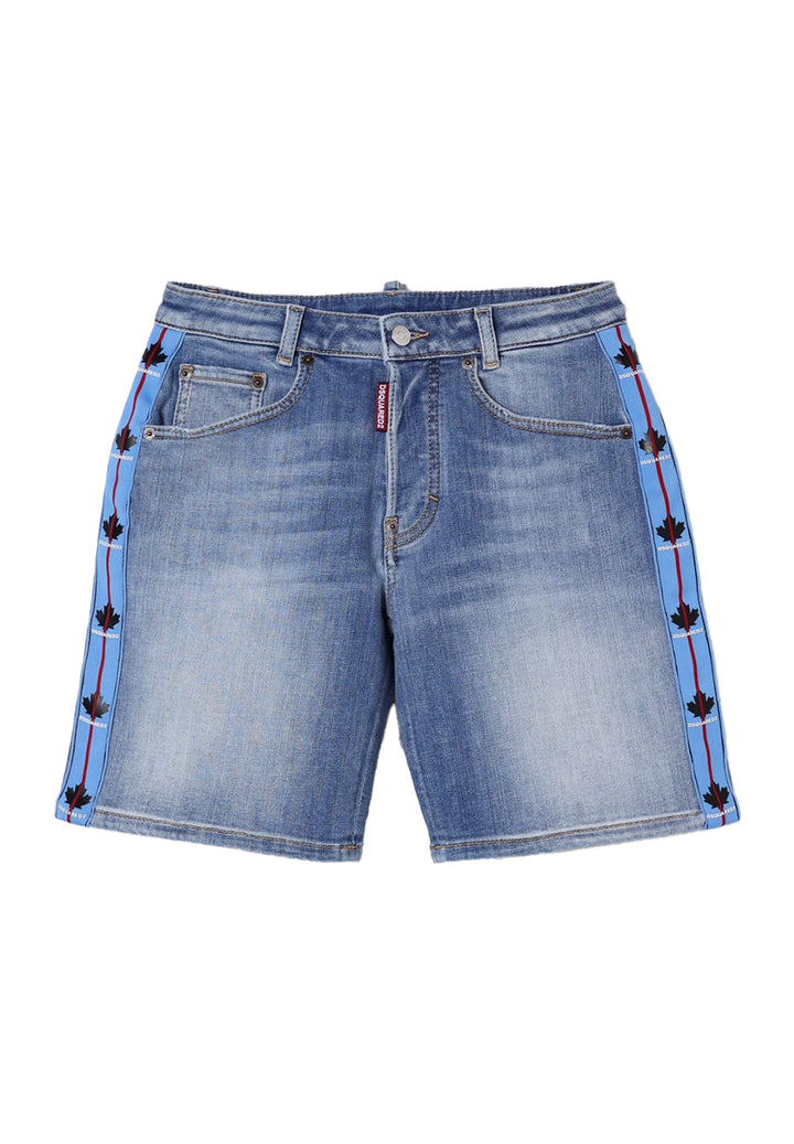 Bermuda denim blu per bambino