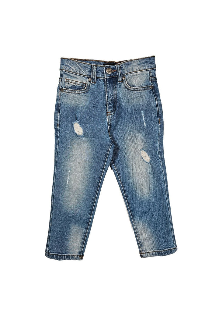 Jeans blu denim per bambina