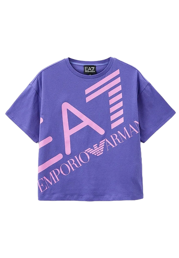 T-shirt viola per bambina