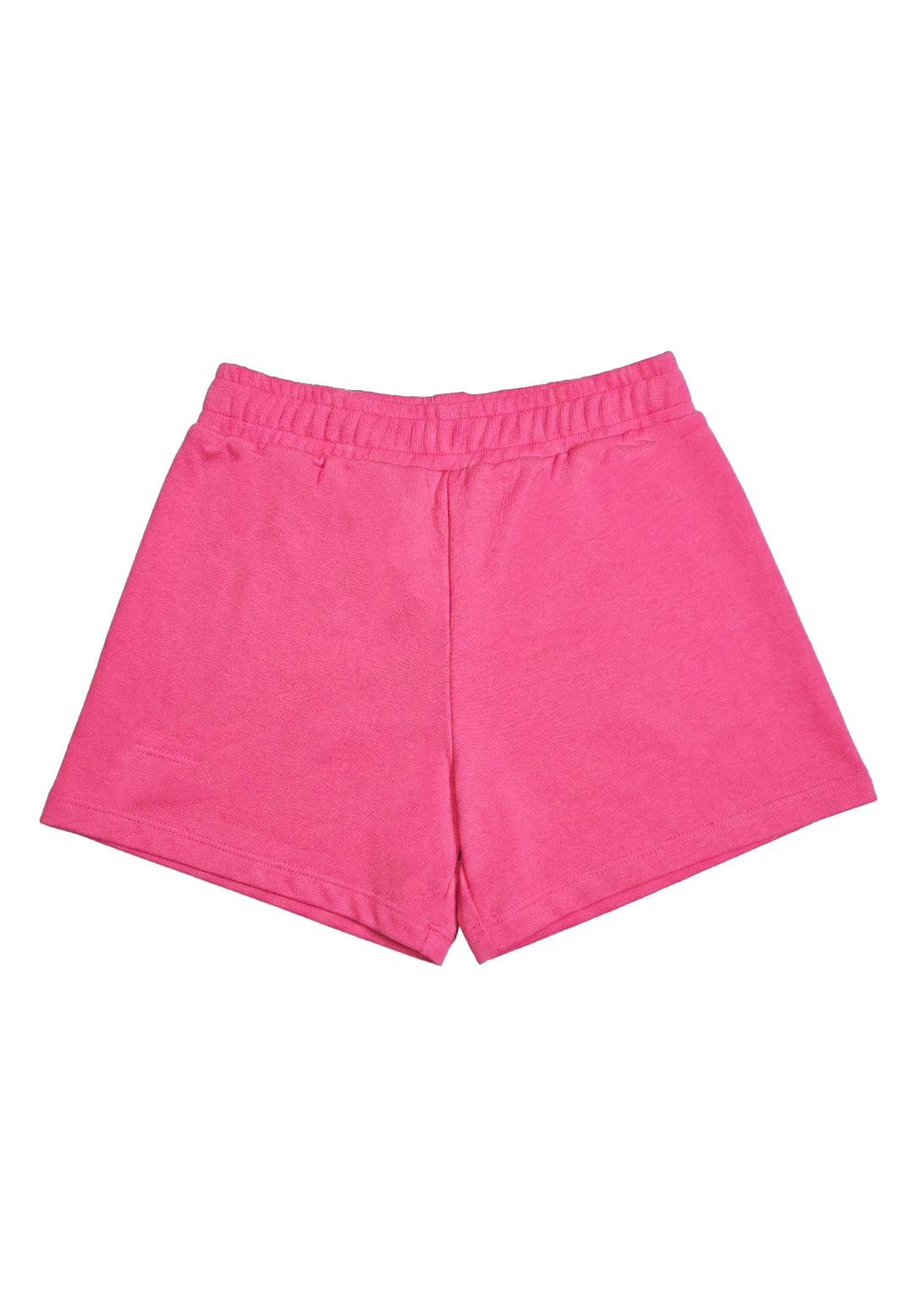 Short felpa fuxia per bambina