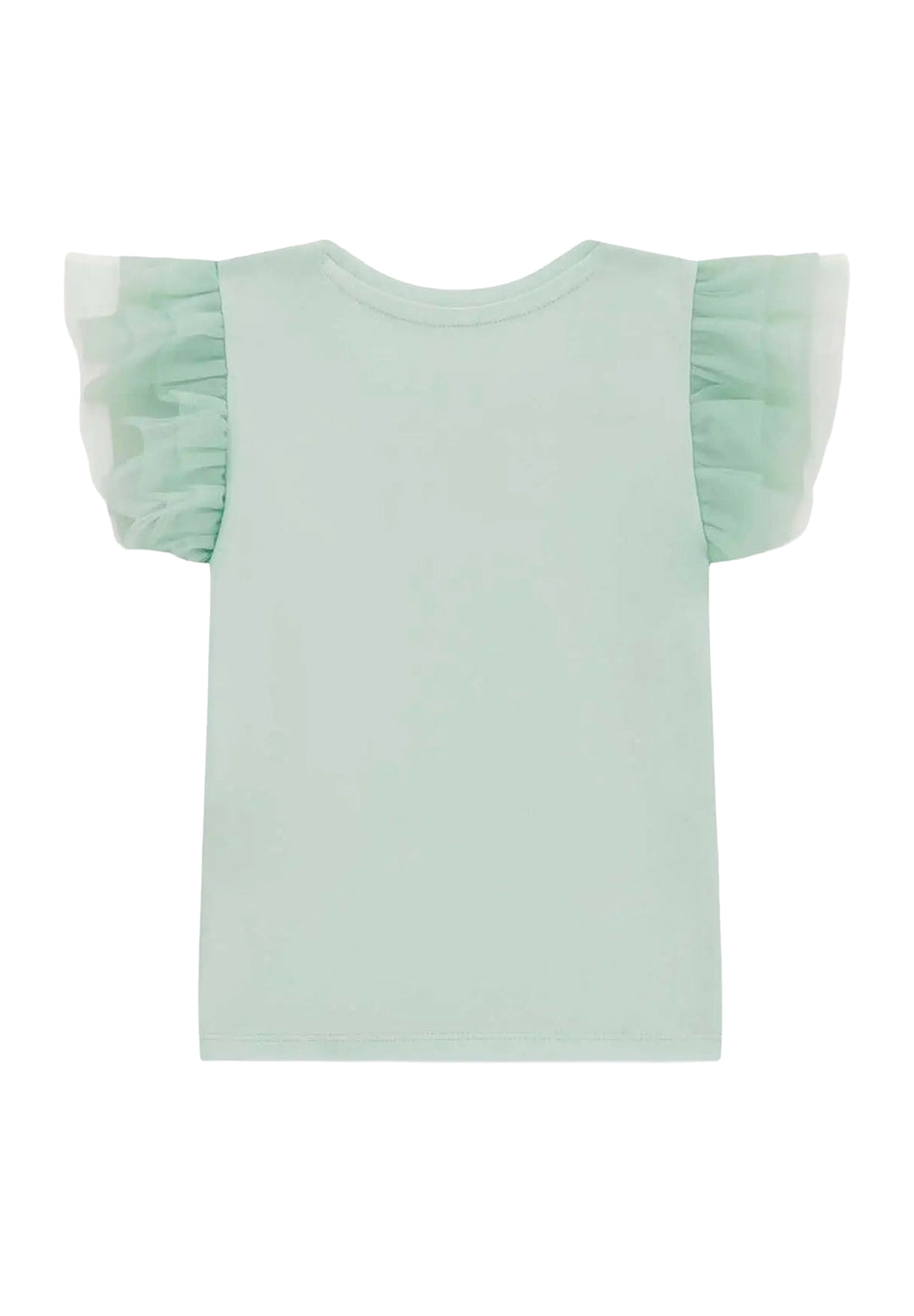 T-shirt verde per bambina