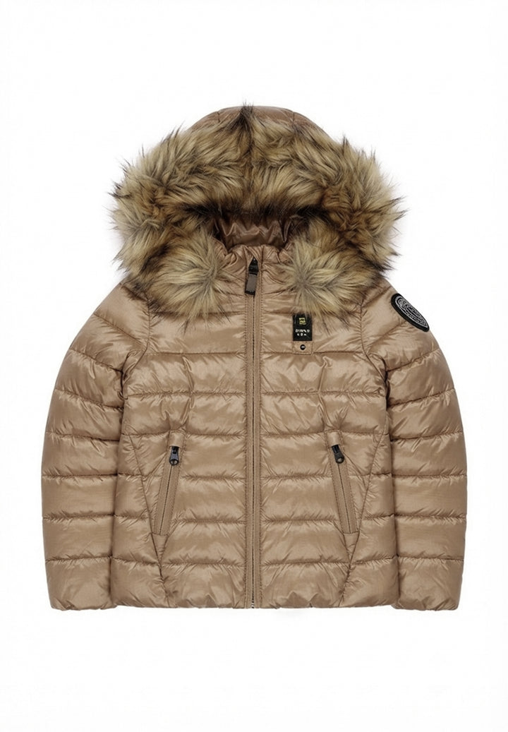 Giubbotto beige per bambina