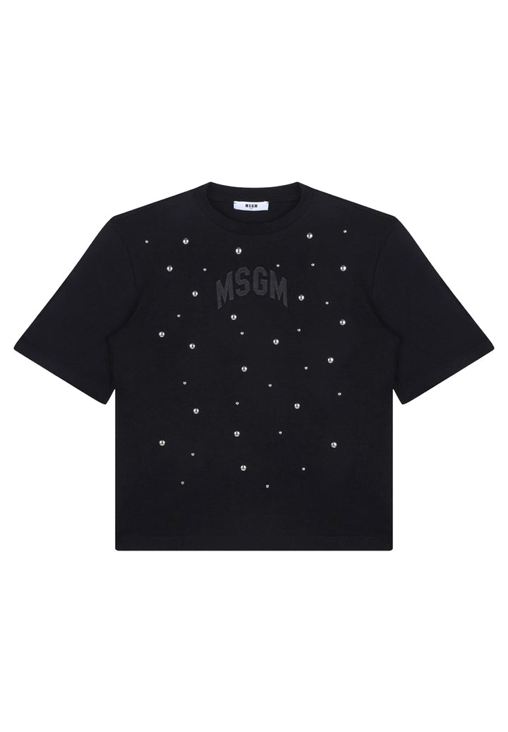 Schwarzes T-Shirt für Mädchen