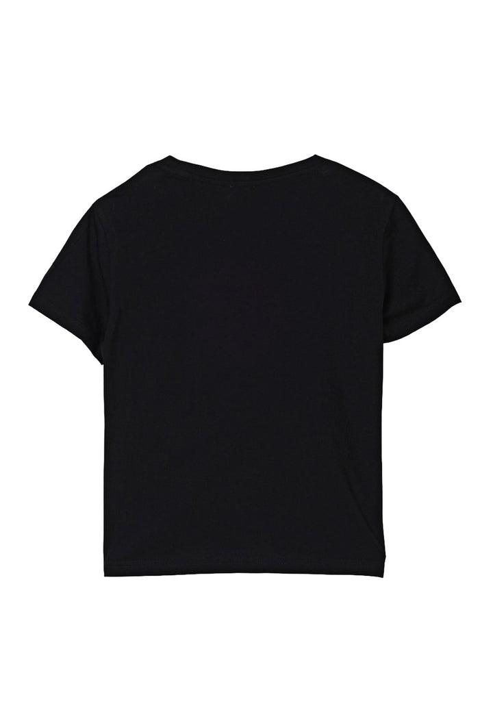 T-shirt nera per bambina