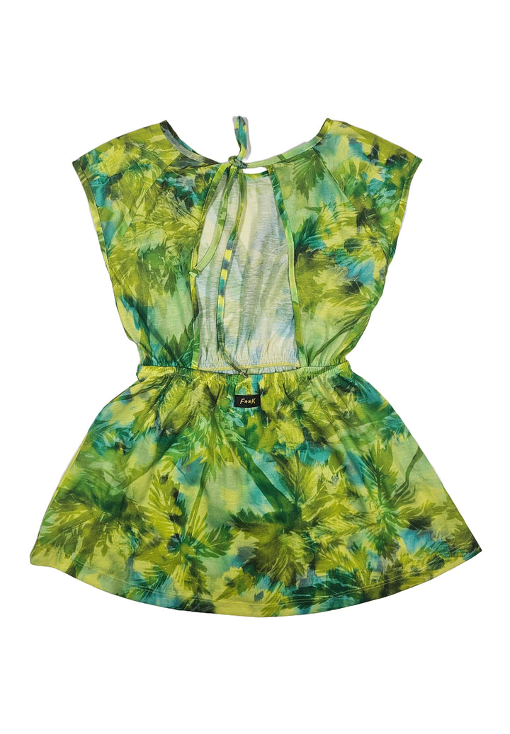 Vestito verde per bambina