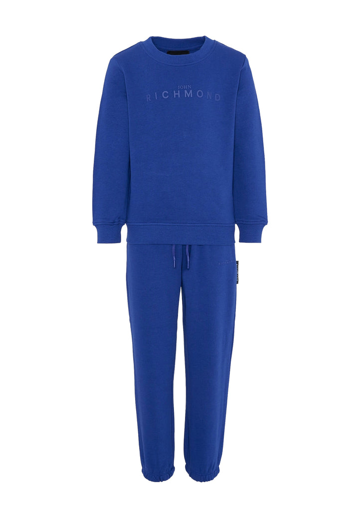 Completo felpa blu royal per bambino