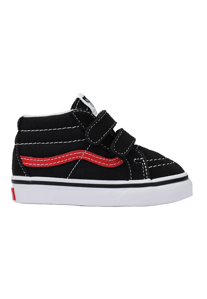 Scarpe nero-rosse per bambino