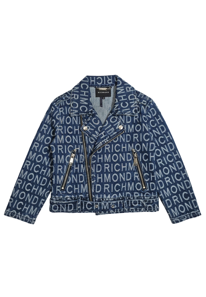 Giubbino denim blu per bambino