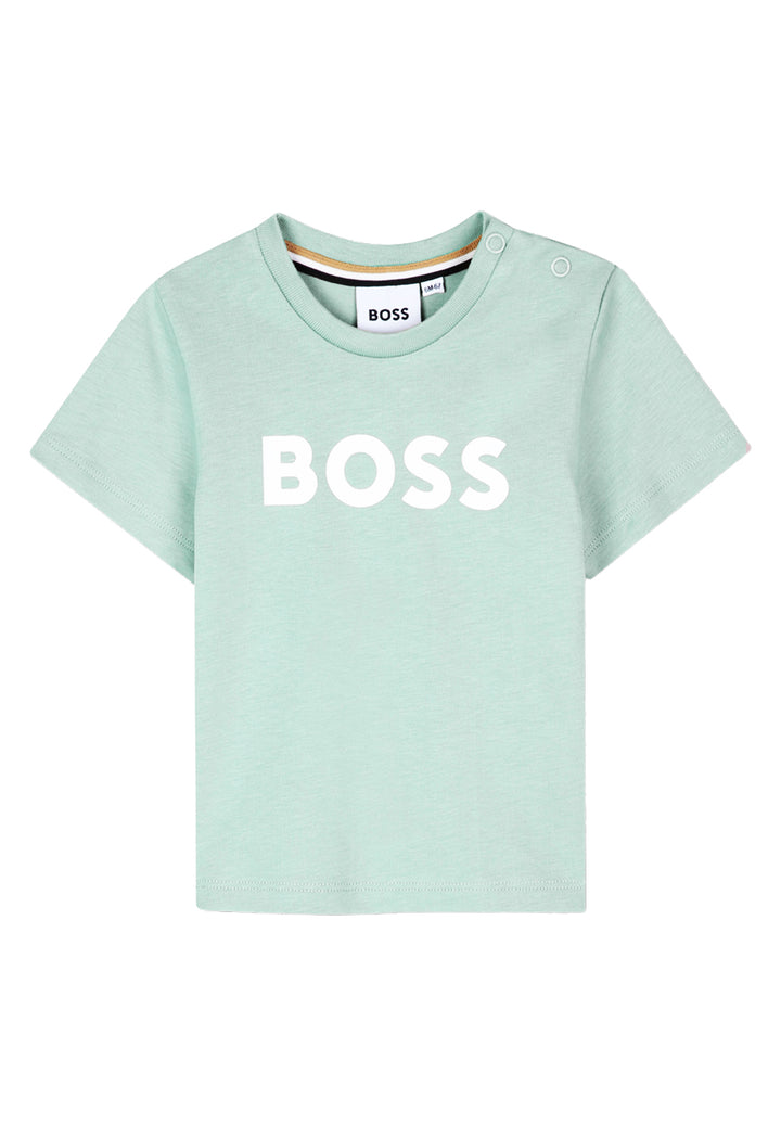 T-shirt verde per neonato