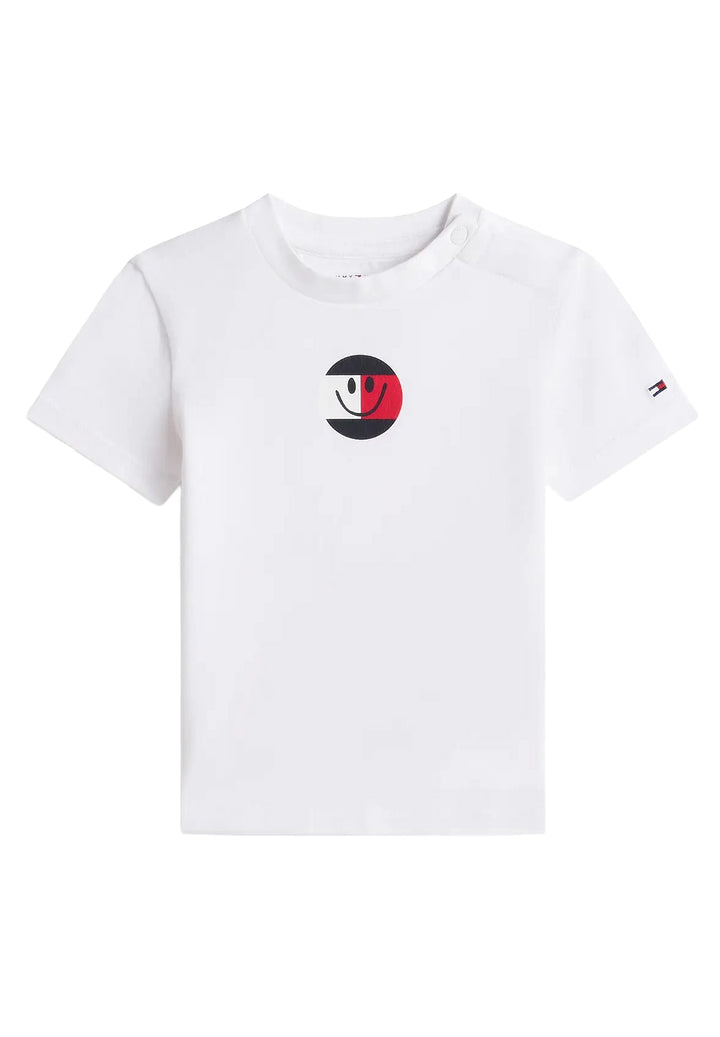 T-shirt bianca per neonato
