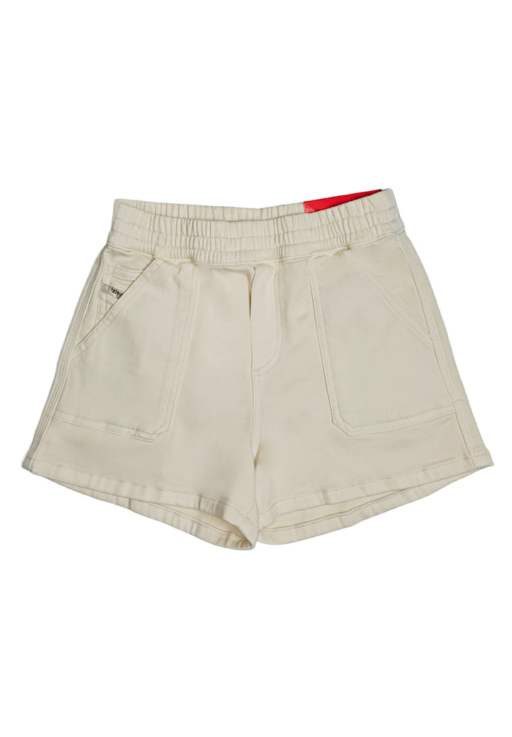 Short beige pour fille