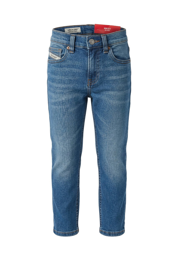 Jeans blu denim per bambino