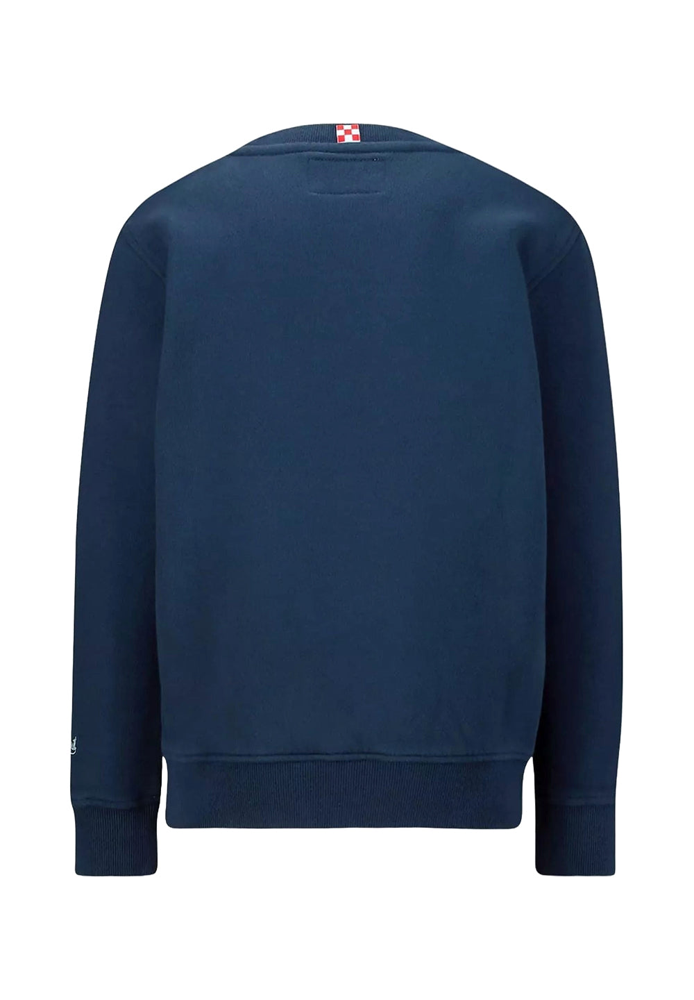 Felpa girocollo blu per bambino