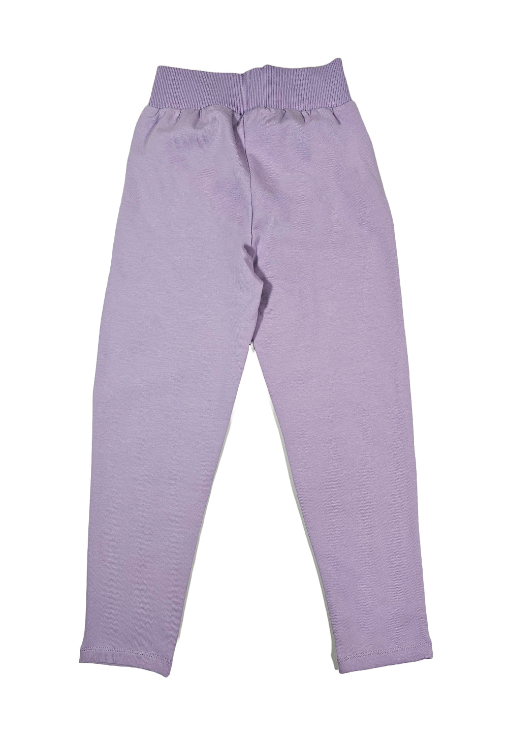 Pantalone felpa lilla per bambina