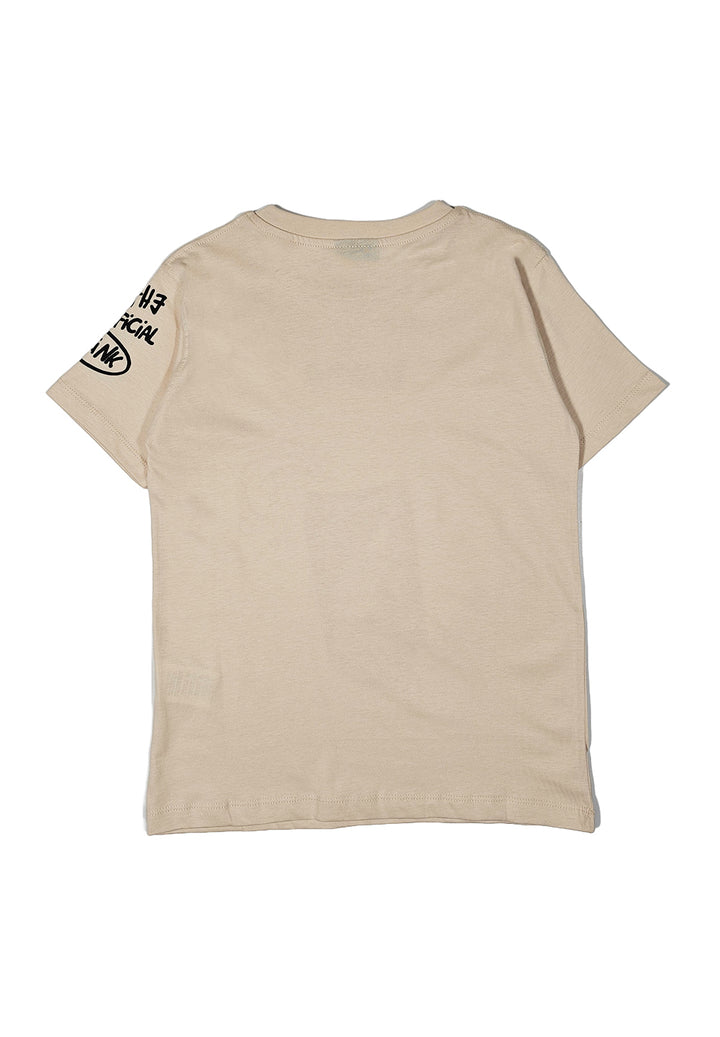 Beige t-shirt for boy