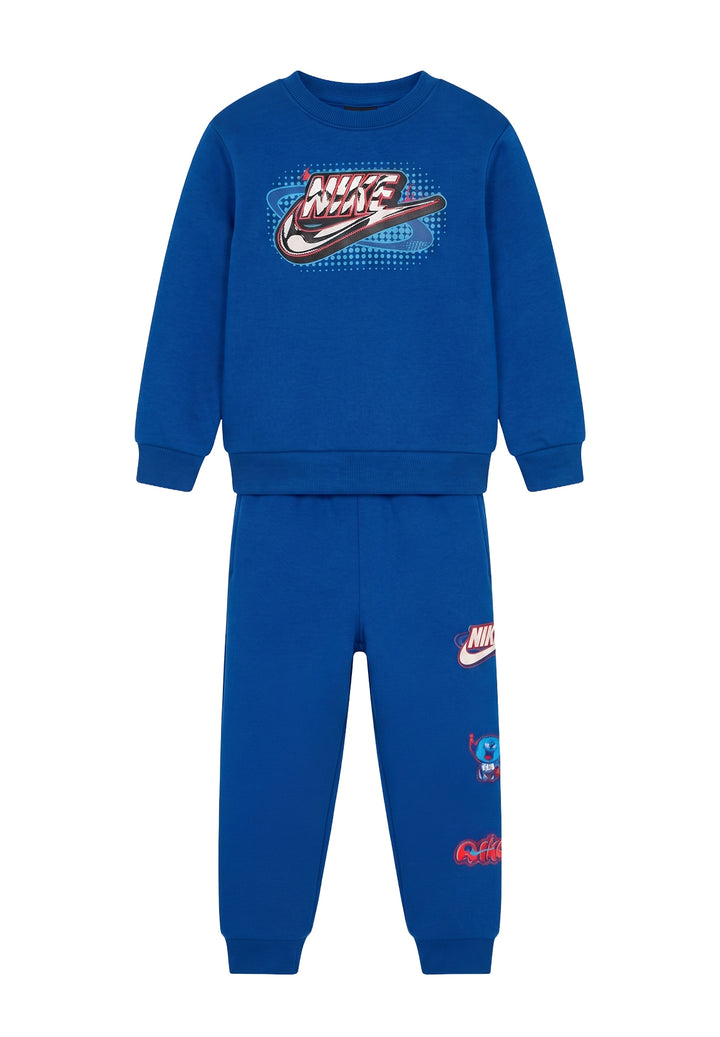 Completo felpa blu per bambino