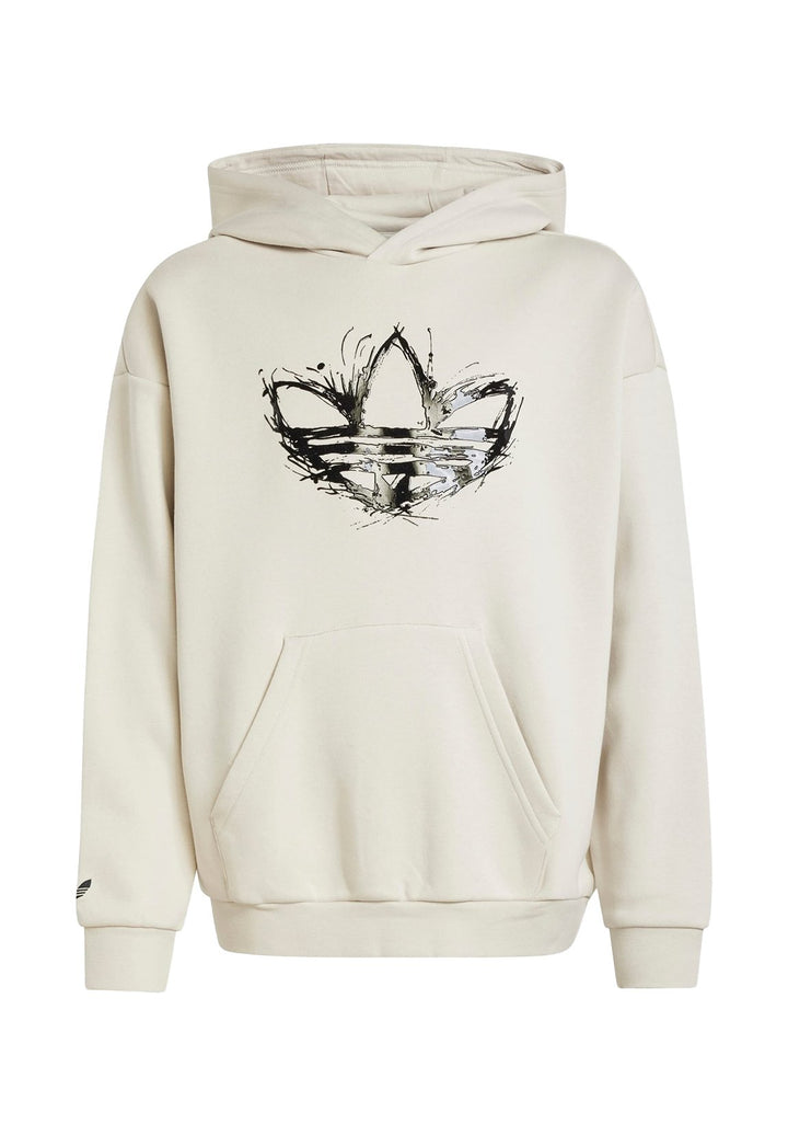 Felpa cappuccio beige per bambino