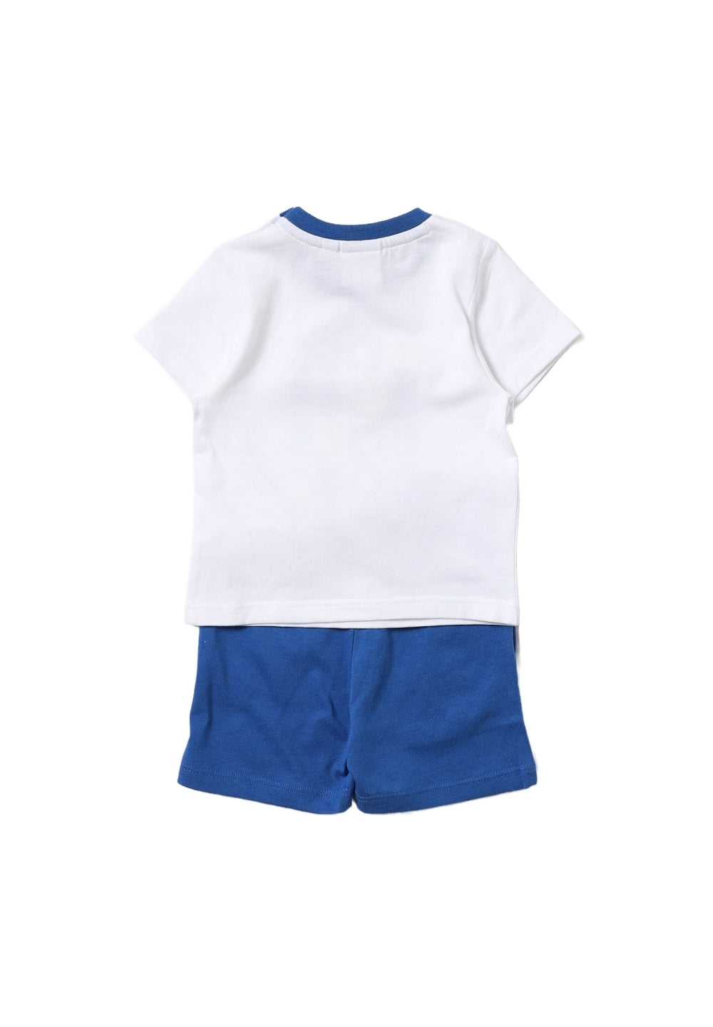Completo bianco-blu per neonato