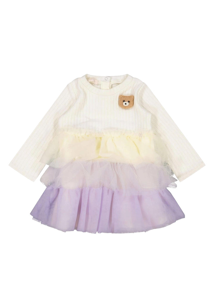 Vestito crema per neonata