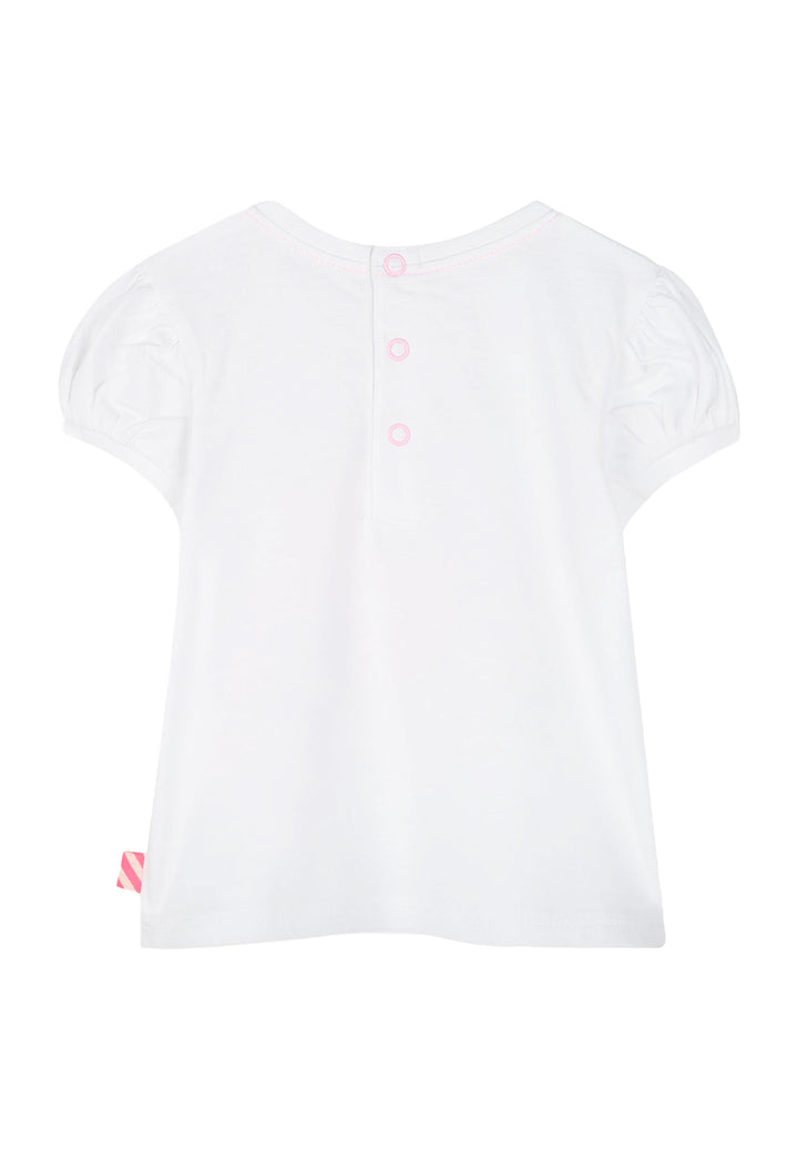 T-shirt bianca per bambina