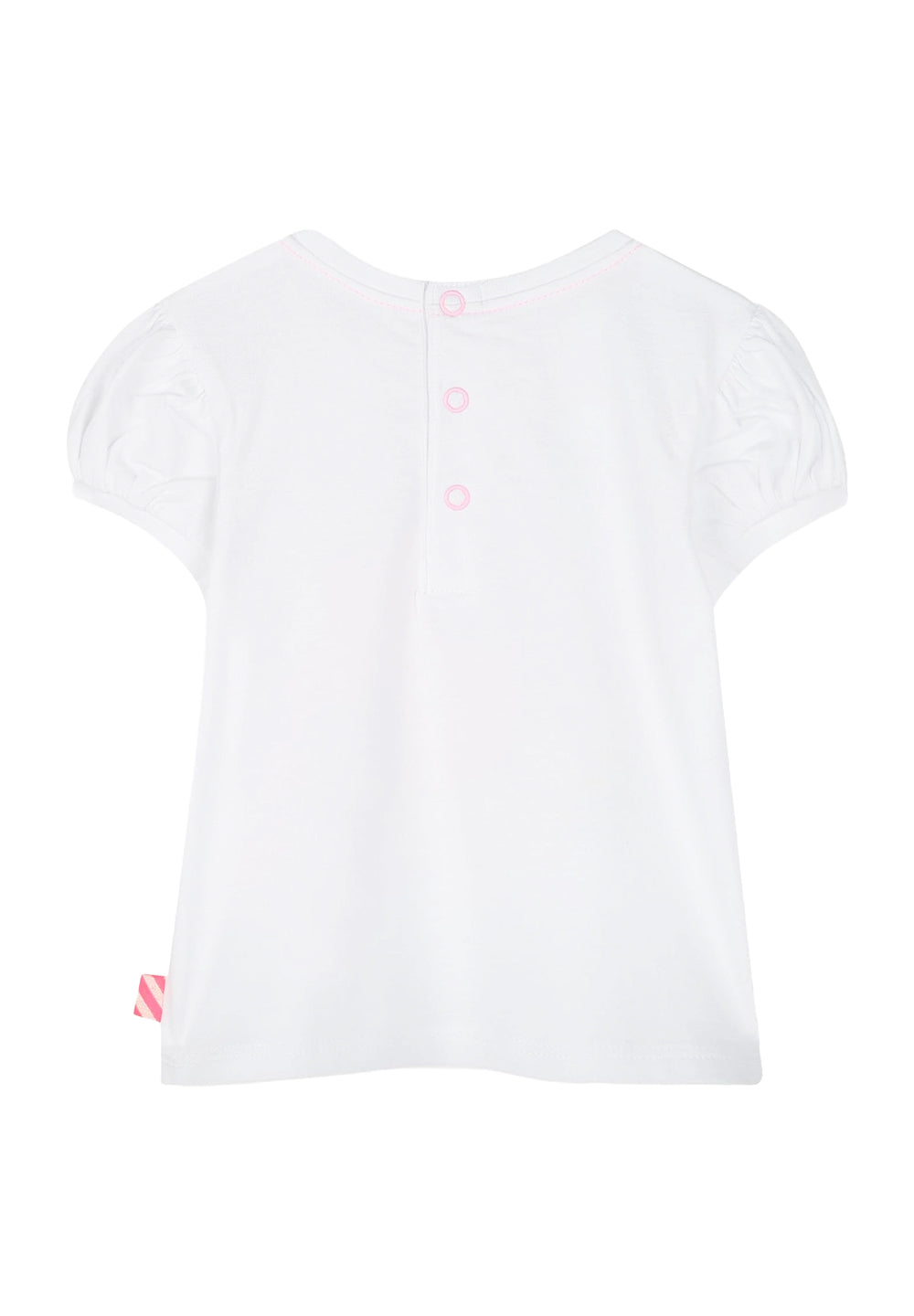 T-shirt bianca per neonata