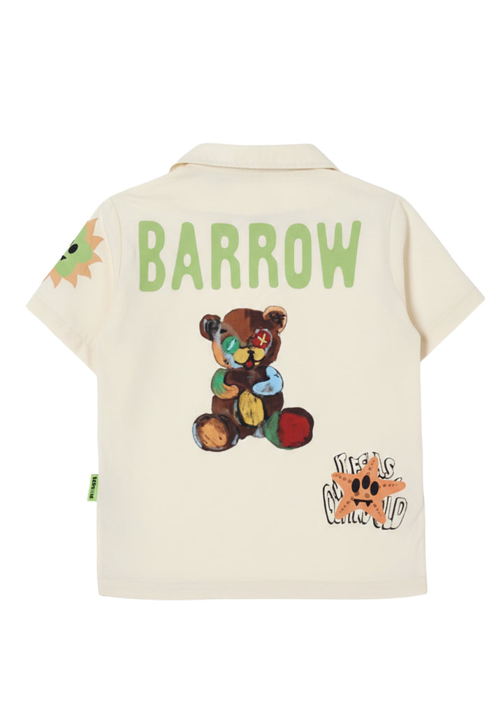 Camicia crema per bambino