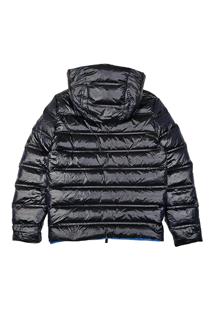 Black-blue reversible jacket for boys