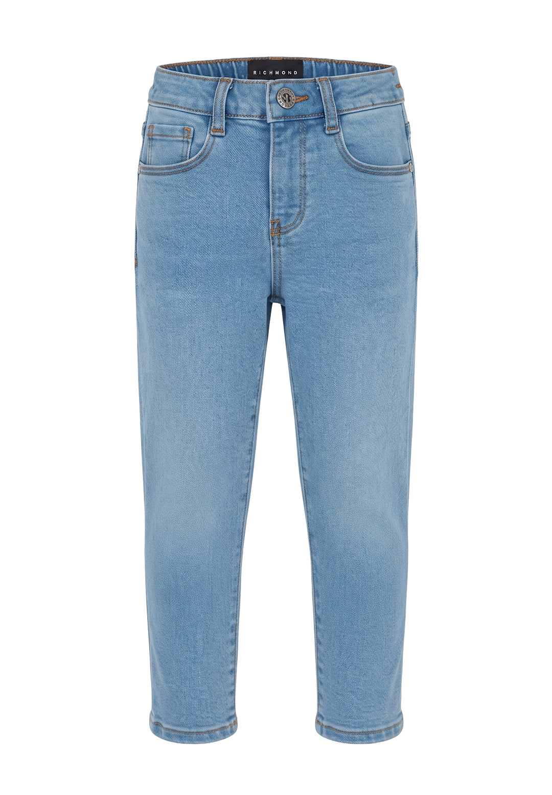 Jeans blu denim per neonato