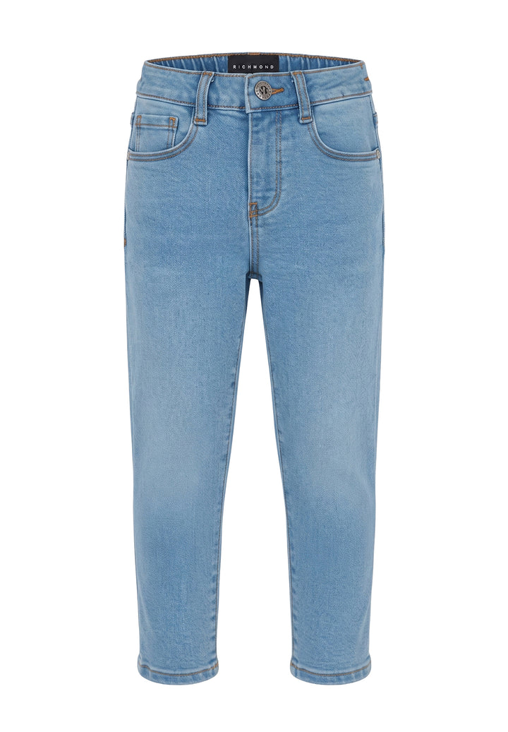 Jeans blu denim per neonato