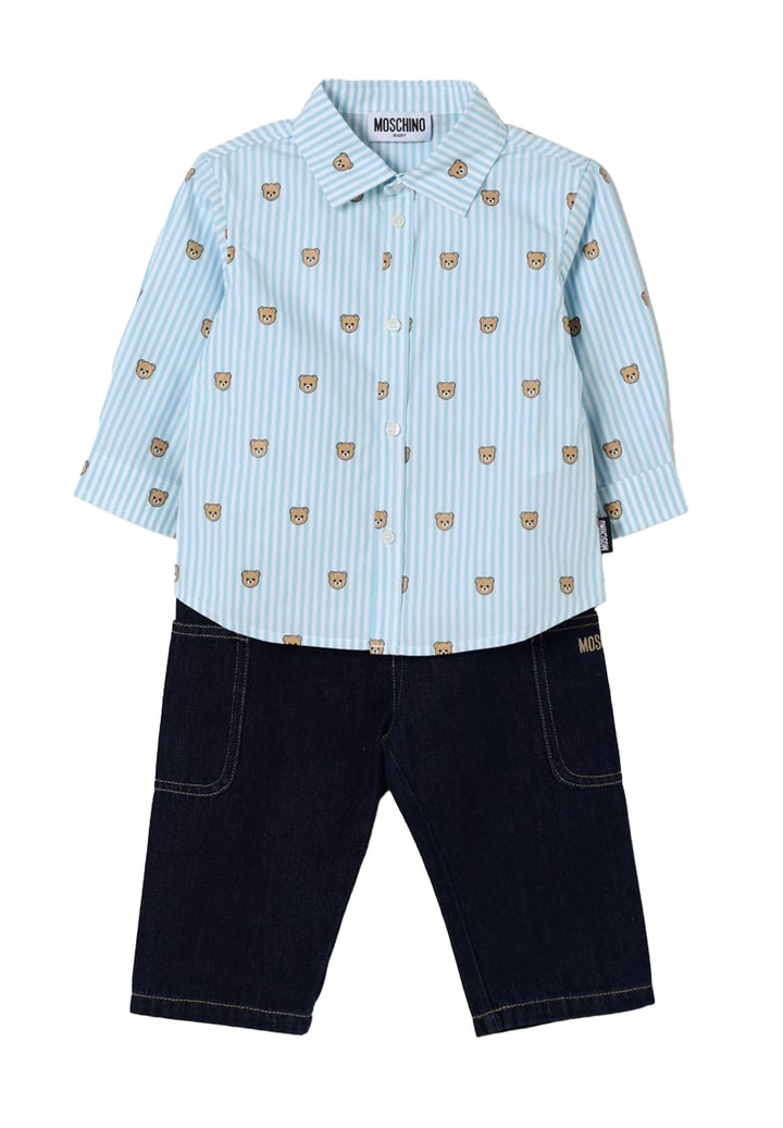 Completo celeste-blu per bambino