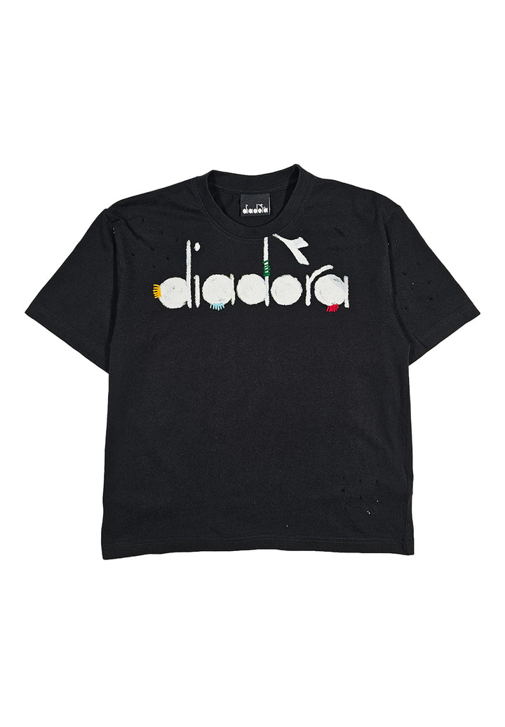 T-shirt nera per bambino - Primamoda kids