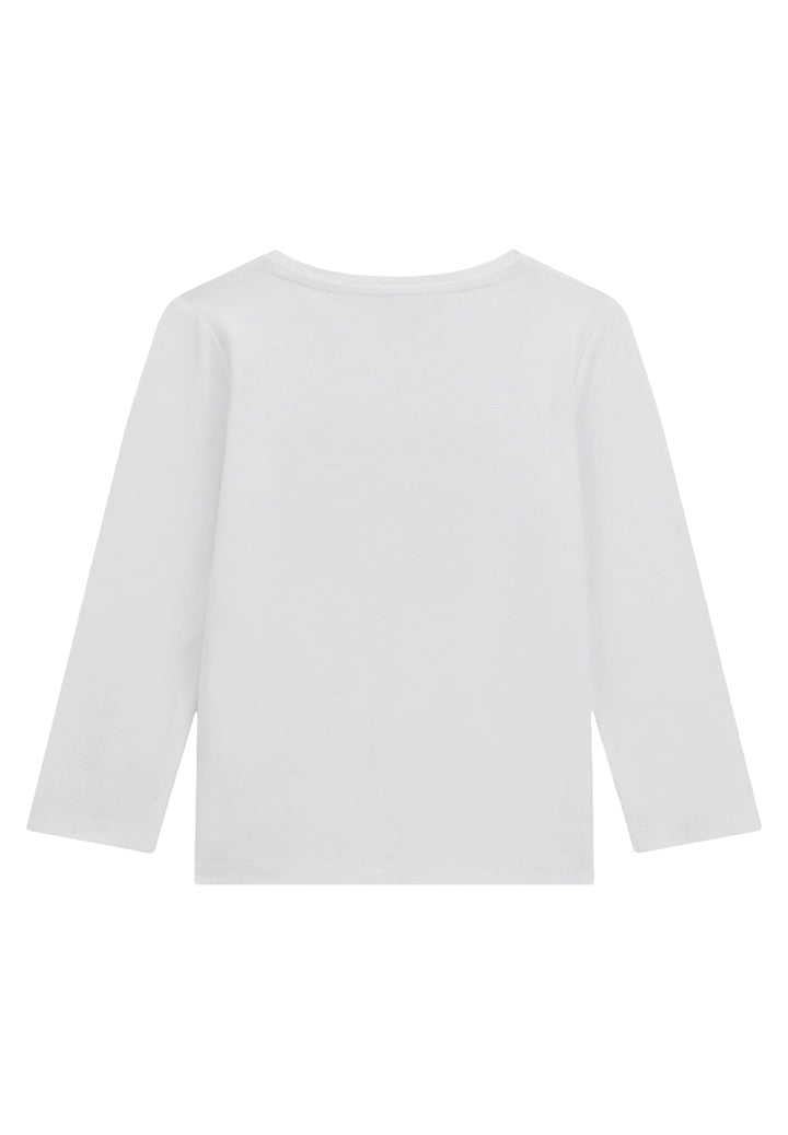 T-shirt bianca per bambina