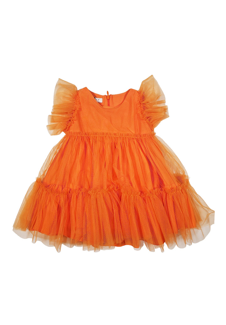 Vestito arancione per bambina - Primamoda kids