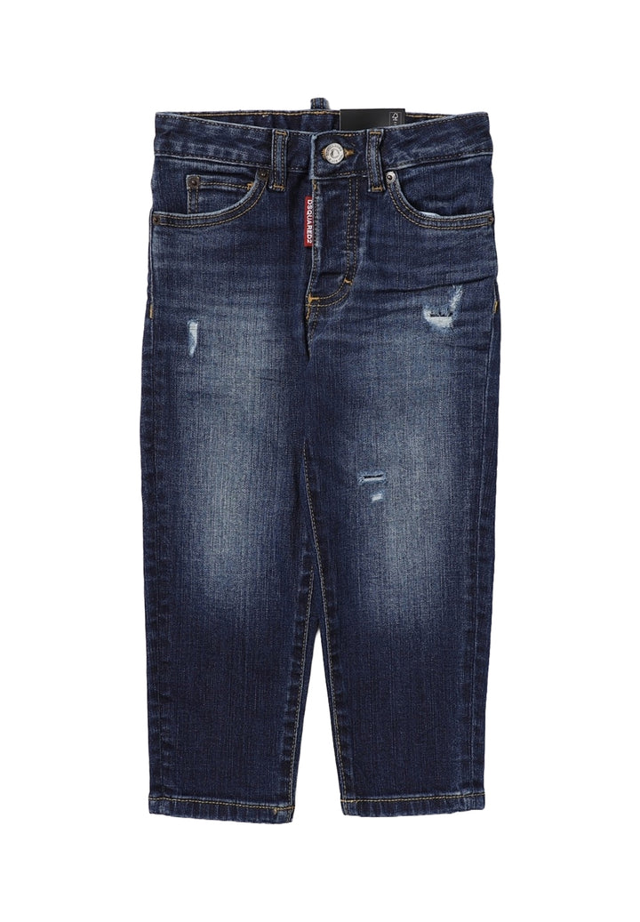 Jeans blu denim per bambino