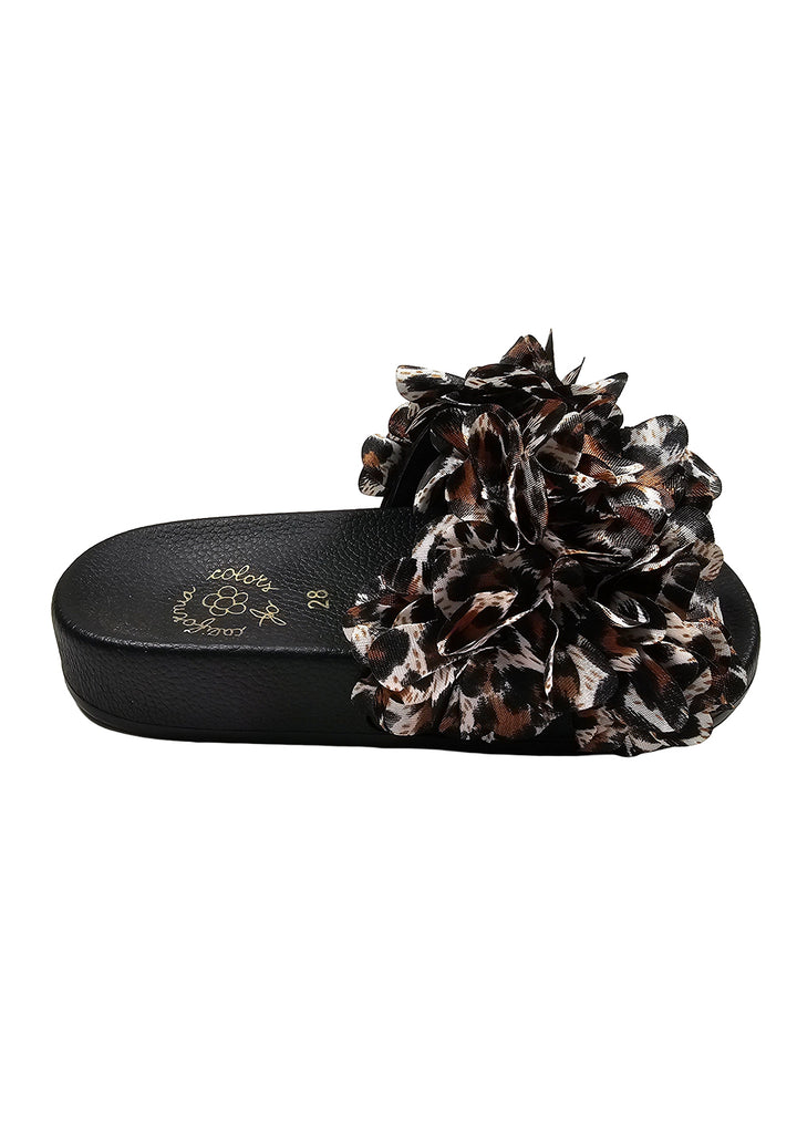 Ciabatte leopardate per bambina