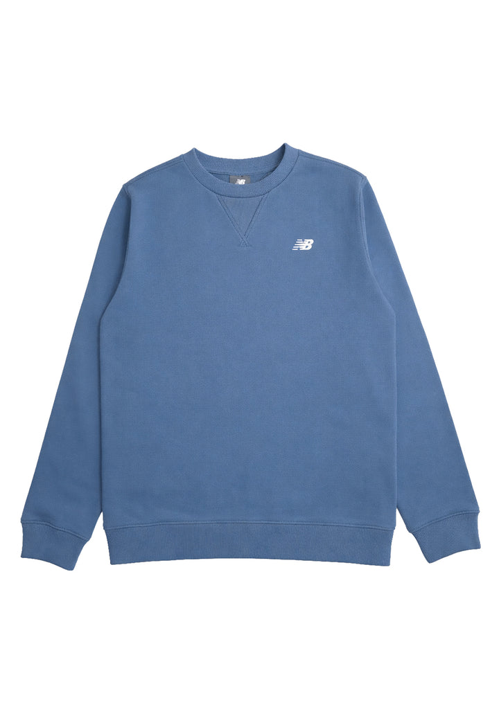 Felpa girocollo celeste per bambino