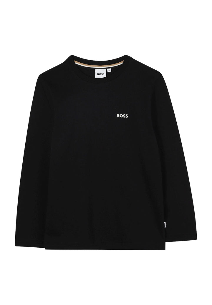 T-shirt nera per bambino