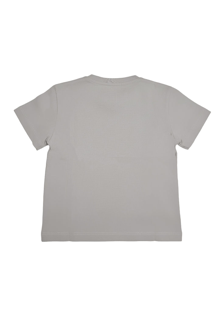 T-shirt grigia per neonata